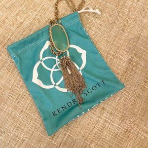 Kendra Scott Rayne Necklace in Chalcedony NWOT